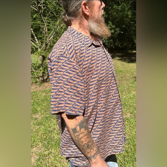 Orvis Canoe Print Short Sleeve Shirt - Picture 3 of 6